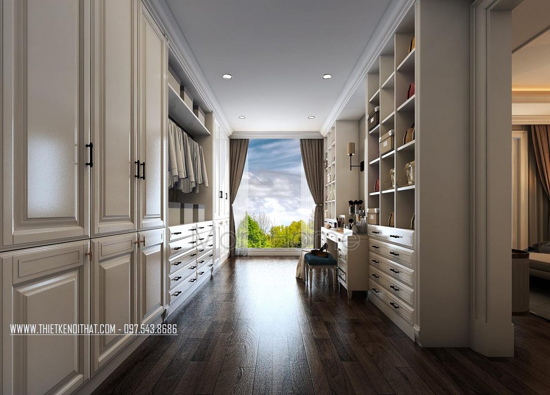 Thiết kế nội thất biệt thự Vinhomes Riverside Long Biên Hà Nội